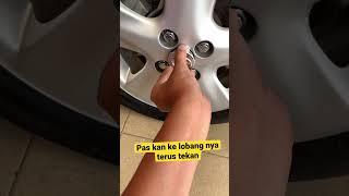 Tutorial Pasang Dop Velg Mobil #shorts