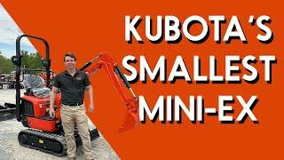 Kubotas SMALLEST Mini Excavator KX008-5