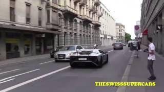 Capristo Aventador SV goes crazy in the city