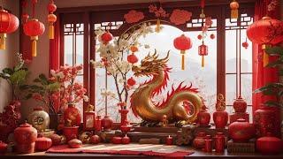 Vigorous Chinese New Year Abmience Music - Year of the Dragon 2024Spring Festival Music春节过年背景音乐