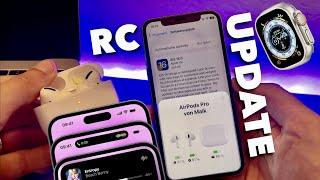 iOS 16 RC ist da + iOS 15.7 VÖ Datum & kurze Gedanken zum iPhone 14  Airpods Pro 2 & Apple Watch