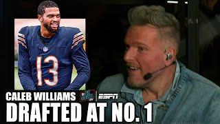 Caleb Williams drafted at No. 1 by the Bears Pat McAfee reacts  Pat McAfee Draft Spectacular