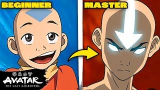 Avatar Aang’s Evolution Mastering All 4 Elements + Avatar State   Avatar The Last Airbender