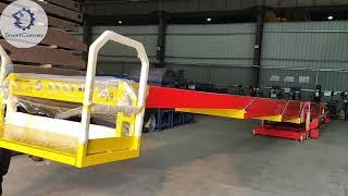 Mobile Telescopic Conveyor #automatic #telescopicbeltconveyor #extendable #mobileconveyor#logistics