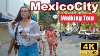 Mexico City  4K Walking Tour   February 2023