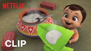 Bheem Cooks The Best Pongal  Mighty Little Bheem Kite Festival  Netflix India