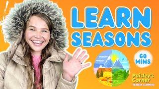 Learn Seasons & Weather for Toddlers  ABCs Colors & First Words  Educational Videos for Kids