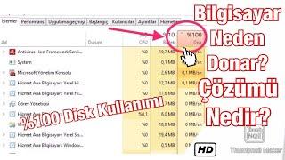 HDDHard Disk %100 Çalışma Sorunu-Bilgisayar Donması Çözümü