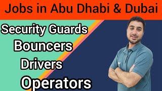 JOBS IN ABU DHABI AND DUBAI WALK IN INTERVIEW 3 COMPANIES  FOUGHTY1