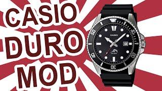 Casio Duro MDV106 Watch Mod    Slippery Bezel Fix