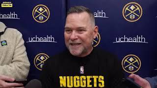 Denver Nuggets Coach Mike Malone on Aaron Gordon’s off the court injurie Dog bite & 21 stitches