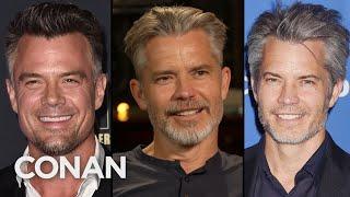 Timothy Olyphants Mom Cant Tell Him & Josh Duhamel Apart - CONAN on TBS