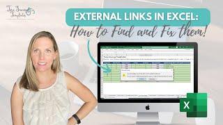 How to edit Excel Links Excel Cant update Links Error