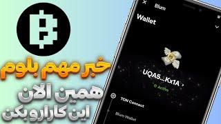 آموزش وصل کردن کیف پول بلوم + تاریخ لیست شدن