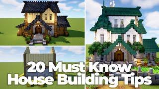 Minecraft  20 Must Know Tips For Building Unique House Designs