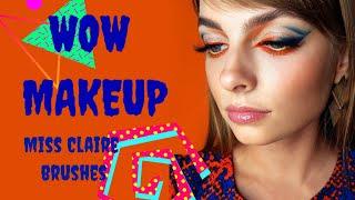 WOW MAKEUP using brushes by Ukrainian brand. С использованием кистей украинского бренда Miss Claire.