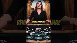  ATİLLAYA MEYDAN OKUYAN KURPİYER   #blackjack #momoreis #shorts