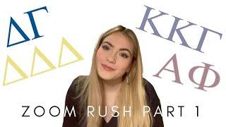 SORORITY RUSH PART 1 *Syracuse University*  Lauren Rockwell