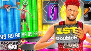 I placed 1st in *NEW* Slam Ball Cages Event Unlocking Unlimited Boosts on the Best Build in NBA2K24