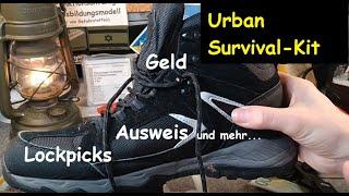 Ein echtes Urban Survival-Kit - für Geiselnahme Raubüberfälle Kriegsgefangenschaft Krisenvorsorge