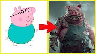 PEPPA PIG Characters as GIANT ZOMBIE - All Characters