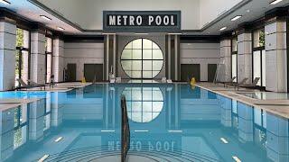 Disneys Hotel New York - The Art of Marvel Design Studio Metro Pool & Hero Training Zone DLP