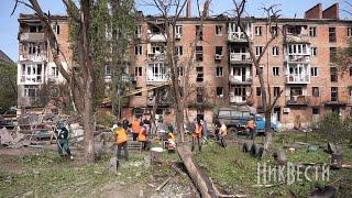 Росіяни вночі обстріляли Миколаїв пошкодили житловий будинок та зруйновали будівлю на підприємстві