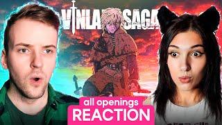 Vinland Saga  Openings 1-4 REACTION