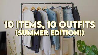 10 Summer Items 10 Summer Outfits Capsule Wardrobe Challenge