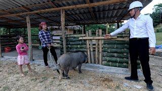 Rich man helps single mother build barn single mother building new life orphaned Po