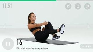 Advanced Abs Workout - Bodyweight Training - 127 Calories - Level K3