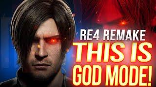 RESIDENT EVIL 4 REMAKE GOD MODE IS REAL PS4PS5