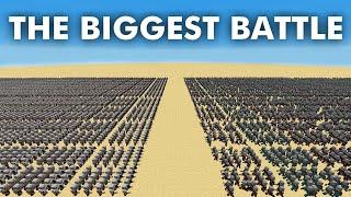 The Biggest Battle in Minecraft over 25000 mobs