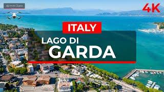 Lago di Garda Italy from drone - 4K - drone video