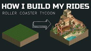 Building a 10x10 Looping Coaster in RCT2 Time-lapse