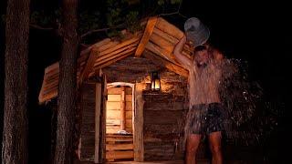 I built a sauna in nature. The first tests Relax videos. ASMR