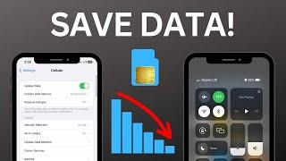 How to Save Cellular Data  Reduce Mobile Data Usage on iPhone