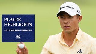 Collin Morikawa Shoots 6-Under 65  Round 2 Highlights  2024 PGA Championship