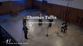 Thomas Tallis Lamentations of Jeremiah I