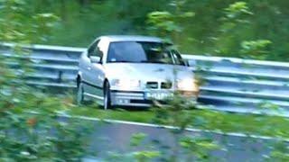 Nordschleife Touristenfahrten Crash Unfall - 28.08.2015 - BMW e36 compact