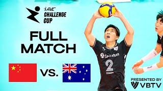  CHN vs.  AUS - AVC Challenge Cup 2024  Playoffs - presented by VBTV