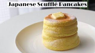 Fluffy Japanese Souffle Pancakes Recipe  Short video- without narration