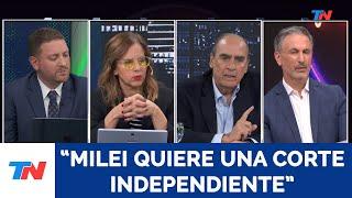 Milei quiere una corte independiente Guillermo Francos Ministro del Interior.