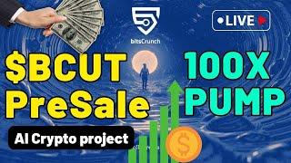 Bitscrunch BCUT crypto presale at $0.055. Is BCUT AI crypto 100X opportunity?