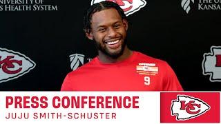 JuJu Smith-Schuster & Nick Bolton Speak to the Media at Chiefs Practice  AUGUST 27 2024