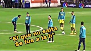 Miedo de los jugadores del Villarreal en la Bombonera