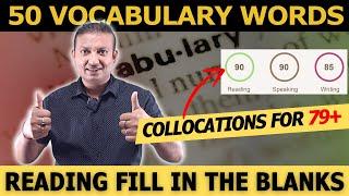 50 Vocabulary & Collocations for PTE Reading Fill in the Blanks - 79+ Score  Edutrainex PTE