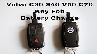 Volvo c30 S40 V50 C70 key fob battery replacement