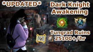BDO  Updated Tungrad Ruins  Dark Knight Awakening  25100hr Lv2 + 6 Events