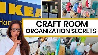 Craft Room Organization  Easy Storage Solutions